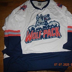Hartford Wolfpack white replica jersey- READ DESCRIPTION